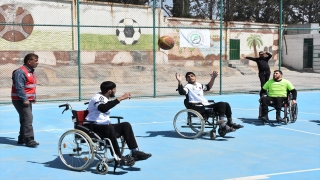 Suriye’nin kuzeyindeki Bab ilçesinde ilk tekerlekli sandalye basketbol takımı kuruldu