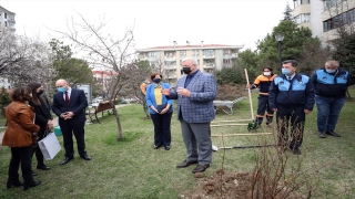 Ukrayna’nın Ankara Büyükelçisi Sybiha, Ankara’da fidan dikme etkinliğine katıldı