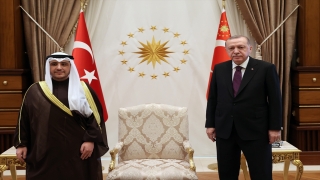 Cumhurbaşkanı Erdoğan, Kuveyt Dışişleri Bakanı ElSabah’ı kabul etti