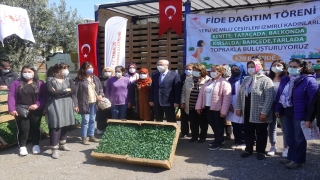 İzmir’de yerli tohumlardan elde edilen sebze fideleri 15 bin kadına dağıtılıyor