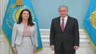 Kazakistan Cumhurbaşkanı Tokayev, AGİT Dönem Başkanı Linde’yi kabul etti
