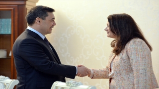 Kırgızistan Cumhurbaşkanı Caparov, AGİT Dönem Başkanı Linde’yi kabul etti