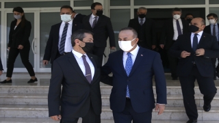 Dışişleri Bakanı Çavuşoğlu, KKTC’li mevkidaşı Ertuğruloğlu ile bir araya geldi