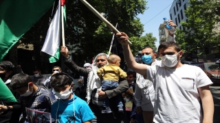 Tahran’da Filistin’e destek gösterisi düzenlendi