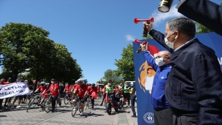 19 Mayıs Atatürk’ü Anma, Gençlik ve Spor Bayramında 102 bisikletli şehir turu attı