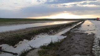 Yozgat’ta sel tarım alanlarında zarara neden oldu