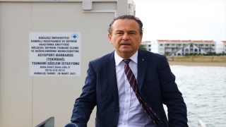 Tekirdağ’da Asyaport Limanı’na ”deprem tsunami gözlem istasyonu” kuruldu