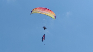 Hatay’da, Türkiye Yamaç Paraşütü Hedef Şampiyonası 3. Etap Yarışması