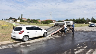 Kırıkkale’de dolmuş ile otomobil çarpıştı: 4 yaralı