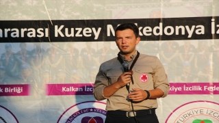 Kuzey Makedonya’da düzenlenen Uluslararası İzcilik Yaz Kampı, açılış töreniyle başladı