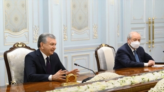 Özbekistan Cumhurbaşkanı Mirziyoyev, BM 75. Genel Kurul Başkanı Bozkır’ı kabul etti