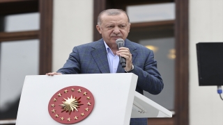 Cumhurbaşkanı Erdoğan, selden etkilenen Güneysu’da vatandaşlara hitap etti: (2)