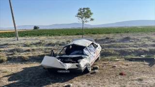 Konya’da otomobil şarampole devrildi: 1 ölü, 3 yaralı