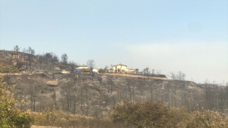 Manavgat’taki orman yangınında hasar gören evde çiftin cansız bedenleri bulundu