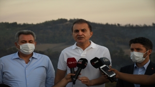 AK Parti’li Ömer Çelik’ten Adana’da orman yangınlarıyla ilgili açıklama: