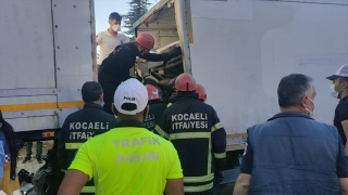Kocaeli’de zincirleme trafik kazasında 1 kişi yaralandı