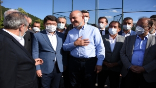 İçişleri Bakanı Süleyman Soylu, Bartın’da selzedelere seslendi: