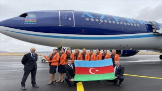 Azerbaycan’ın Fuzuli kentinde inşa edilen havalimanına test uçuşları sürüyor