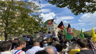 Fransa’da, Afganistan halkına destek amacıyla gösteri düzenlendi