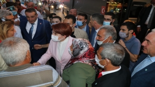 İYİ Parti Genel Başkanı Akşener Iğdır’da esnafı ziyaret etti