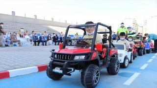 Siirtli çocuklar ”Çocuk Trafik Eğitim Parkı”nda eğlenirken trafik kurallarını öğrenecek