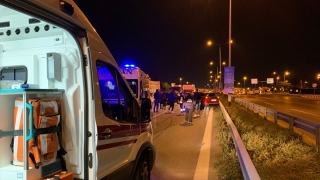 İstanbul’daki zincirleme trafik kazasında iki kişi yaralandı