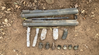 Muş’ta PKK’lı teröristlere ait lav silahları ve mühimmat ele geçirildi