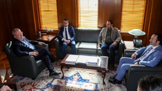 AA yöneticileri Çağlar ve Peru, Washington Büyükelçisi Mercan’ı ziyaret etti