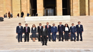 Yargıda Birlik Derneğinin yeni yönetimi Anıtkabir’i ve Adalet Bakanı Gül’ü ziyaret etti