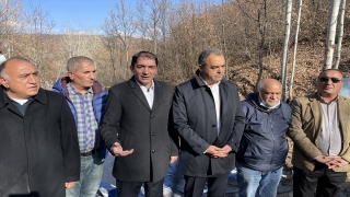 Tunceli’de vatandaşlardan Otlubahçe köyünde bakır madeni aranmasına tepki
