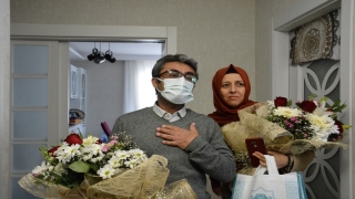 Aksaray Belediyesinden kanser tedavisi gören öğretmene sürpriz kutlama