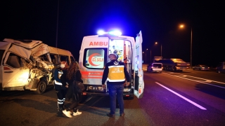 Sakarya’daki zincirleme trafik kazasında 5 wushu sporcusu yaralandı