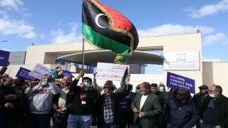 Libya’da tartışmalı seçim yasalarına karşı gösteri düzenlendi