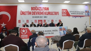 Vatan Partisi Genel Başkanı Perinçek, Yozgat’ta ”Üretim Devrimi Kurultayı”na katıldı