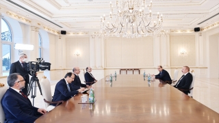 Azerbaycan Cumhurbaşkanı Aliyev, YÖK Başkanı Özvar’ı kabul etti