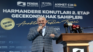 AK Parti Genel Başkanvekili Yıldırım, Pendik’teki anahtar teslim töreninde konuştu: