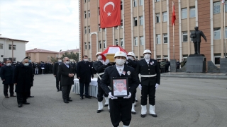 Sivas’ta kalp krizi sonucu vefat eden polis memuru için tören düzenlendi