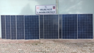 Kırklareli’nde güneş panellerini çalan 3 kişi 14 bin aracın görüntüsü izlenerek yakalandı