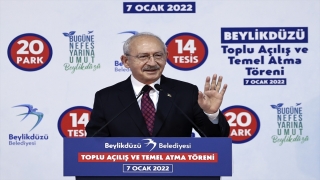 CHP Genel Başkanı Kılıçdaroğlu, Beylikdüzü’nde Toplu Açılış ve Temel Atma Töreni’nde konuştu: