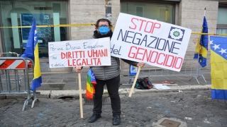Avrupa ülkelerindeki gösterilerde ”Bosna Hersek’te barış” çağrısı yapıldı