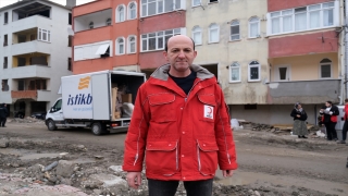 Türk Kızılay, Bozkurt’taki selzedelere mobilya ve beyaz eşya yardımını sürdürüyor
