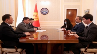 Kırgızistan Meclis Başkanı Mamıtov, TÜRKPA Genel Sekreteri Er’i kabul etti