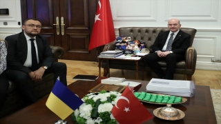 İçişleri Bakanı Soylu, Ukrayna’nın Ankara Büyükelçisi Bodnar’ı kabul etti