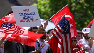 Washington’da buluşan Türklerden şehit diplomatlara anma, Ermeni iddialarına tepki