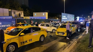 Beşiktaş’ta zincirleme trafik kazasında 2 kişi yaralandı