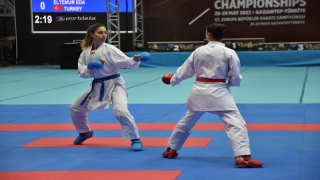 57. Avrupa Büyükler Karate Şampiyonası Gaziantep’te sürüyor