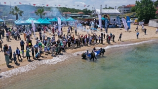 Kocaeli’de Seyrek Plajı’na mavi bayrak asıldı
