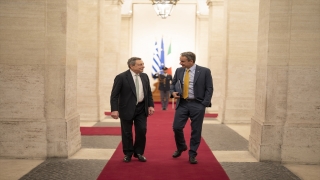 İtalya Başbakanı Draghi ile Yunanistan Başbakanı Miçotakis görüştü