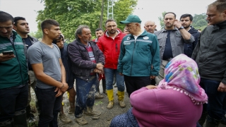 Tarım ve Orman Bakanı Kirişci selden etkilenen Zonguldak’ta: