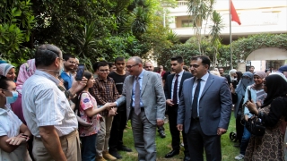Kahire Yunus Emre Enstitüsünde Türkçe öğrenen Mısırlı öğrenciler bir araya geldi